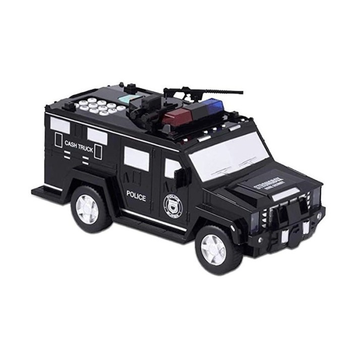 Masinuta tip pusculita electronica cu cifru si amprenta,Cash Truck