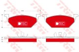 Set placute frana,frana disc SEAT IBIZA V (6J5, 6P1) (2008 - 2016) TRW GDB1984DTE