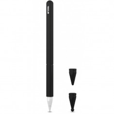 Husa TECH-PROTECT SMOOTH pentru Apple Pencil 2, Neagra