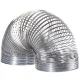 Mini jucarie interactiva in forma de arc spirala, Slinky, Gonga&reg; Argintiu 3 cm