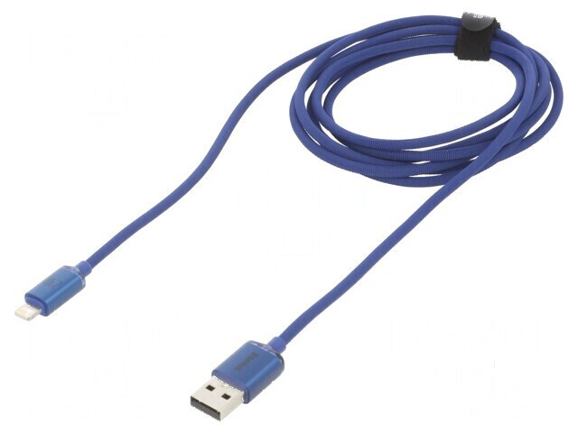 Cablu USB 2.0 Apple Lightning - USB A 2m Albastru