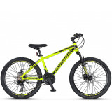Bicicleta MTB Umit Mirage 2D, 21 viteze, culoare lime, roata 26&quot;, cadru din alum PB Cod:42667160001