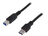 Cablu USB 3.0 A-B, 1m, negru