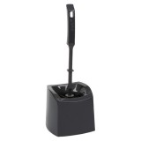 Perie WC din Plastic Gri Antracit 38cm