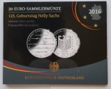 20 Euro 2016 &quot;125 Geburtstag Nelly Sachs&quot; Germania - Proof - G 3603, Europa