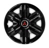 Set 4 capace roti hubcaps fast black R15 pentru gama auto Mitsubishi, Autohelix MSA