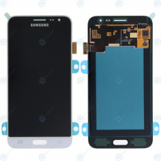 Samsung Galaxy J3 2016 (SM-J320F) Modul display LCD + Digitizer alb GH97-18414A