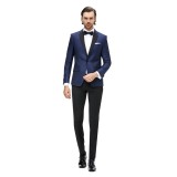 Sacou barbati ceremonie bleumarin S010, 46