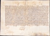 HST PM245N Bulă papală emisă de Papa Benedict al XIV-lea, 1743, pe pergament
