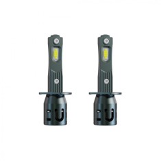 Set 2 becuri auto LED mini H1, 150W, 6000K, 19000 lumeni, Canbus, 9-16V, BZRSH, Super CSP, lumina alb-rece, fara eroare de bec ars - Copie