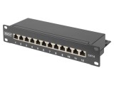 Patch panel RACK Cat 6, 12 porturi
