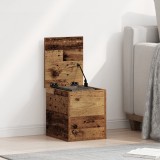 vidaXL Ladă depozitare cu capac, lemn vechi 30x35x35 cm lemn prelucrat