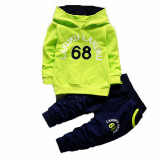 Trening cu hanorac verde - Laku (Marime Disponibila: 9-12 luni (Marimea 20, Superbaby