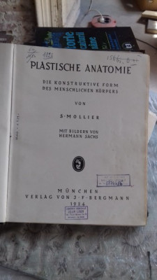 PLASTISCHE ANATOMIE - S. MOLLIER (ANATOMIE PLASTICA) foto