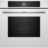 Cuptor incorporabil Bosch HBG7741W1, Electric, 71 l, Multifunctional, 14 functii , Autocuratare pirolitica, Grill, Home Connect, Clasa A+, Alb