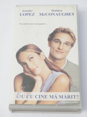 Caseta video VHS originala film tradus Ro - Eu cu Cine Ma Marit? foto
