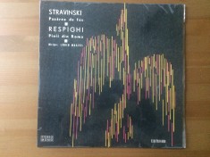 Stravinski Respighi Lorin Maazel Pasarea De Foc Pinii Din Roma disc vinyl lp muzica clasica
