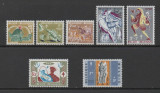 BELGIA 1959 - FOLCLOR , CAMPANIE ANTI TBC , SERIE COMPLETA , NESTAMPILATA, Nestampilat