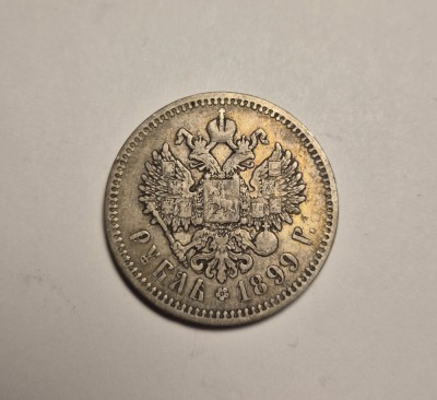 1 Rubla 1899 Piesa Frumoasa foto
