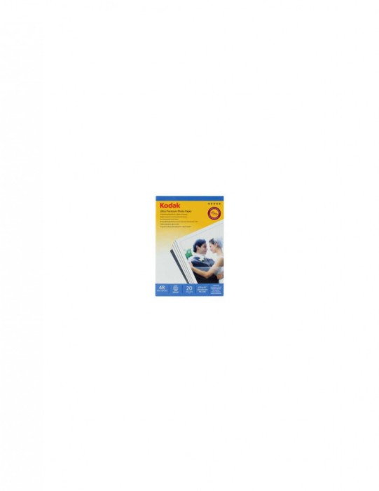 Hartie foto kodak 4r 10-15 ultra premium satin 20 coli