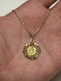 LANT + PANDANTIV AUR 14K - Religios - 3 Kings - Iconita - Vintage - 330lei/gr.