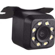 Camera Auto Marsarier Techstar® Waterproof, Vedere Retrovizoare, 8 LED-uri IR, Unghi 170­°