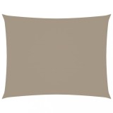 Cumpara ieftin Parasolar din tesatura oxford, gri taupe, 2,5x3,5 m, dreptunghiular