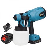 Pistol electric de pulverizare fara fir, portabil, compatibil cu acumulatorul Makita 18V