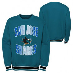San Jose Sharks hanorac de copii Classic Blueliner Crew Neck - Dětské L (13 - 14 let)