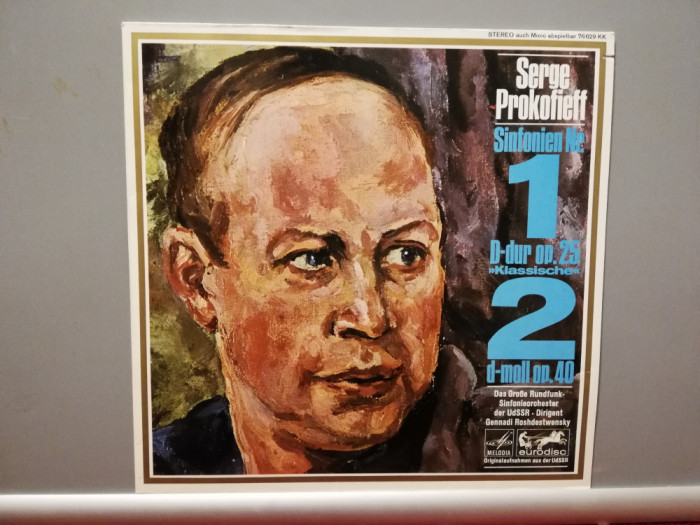 Prokofiev &ndash; Symph no 1 &amp;2 (1970/Eurodisc-Ariola/RFG) - VINIL/ca Nou
