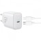 Incarcator Retea Cu Cablu Lightning Joyroom JR-TCF20, 20W, 3A, 1 x USB-C, Alb