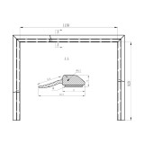 Cheder parbriz HYUNDAI I30 (FD), 03.2007-03.2017, PVC,