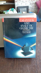 CALCULUS AND ANALYTIC GEOMETRY - SHERMAN K. STEIN (CALCUL SI GEOMETRIE ANALITICA) foto