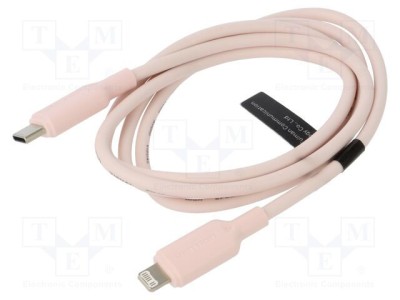 Cablu Apple Lightning - USB C 1m roz PVC VENTION foto