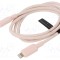 Cablu Apple Lightning - USB C 1m roz PVC VENTION