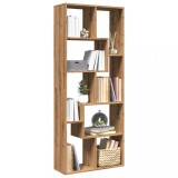 Gossi biblioteca/separator camera stejar artizanal 67x25x161,5cm lemn