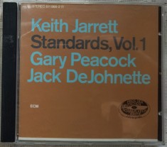 CD ORIGINAL JAZZ: KEITH JARRETT TRIO - STANDARDS, VOL. 1 (ECM 1255 / GERMANY 1985) [w.GARY PEACOCK &amp; JACK DeJOHNETTE]