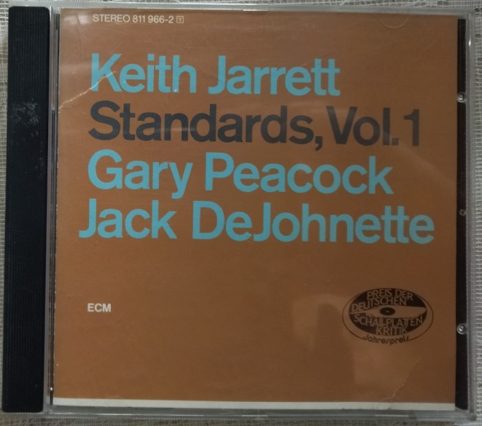 CD ORIGINAL JAZZ: KEITH JARRETT TRIO - STANDARDS, VOL. 1 (ECM 1255 / GERMANY 1985) [w.GARY PEACOCK &amp; JACK DeJOHNETTE]