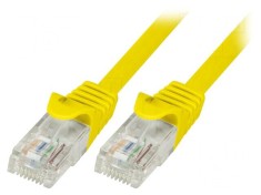 Patch cord U/UTP Cat6 PVC Galben 0.5m foto