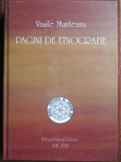 Pagini de etnografie Vasile Munteanu foto