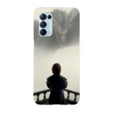 Husa compatibila cu Oppo A52, Viceversa, model No fear Game of Thrones, Silicon, TPU, Transparent, Carcasa