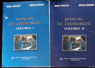 MANUAL DE CHIRURGIE VOL.1-2-IRINEL POPESCU, MIRCEA BEURAN-262122 foto