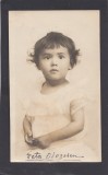 Foto tip Carte Postala Romania - fetita Geta - Campulung Arges - foto atelier Cavallar