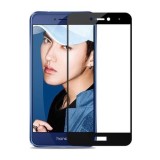 Folie Sticla Securizata 5D Full Glue Huawei P9 Lite 2017, Negru, Protectie Ecran Full Display, Anti-Bule, Transparenta 99.9%
