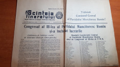 scanteia tineretului 26 iunie 1960-congresul al 3-lea al PMR,cuvantarea lui dej foto