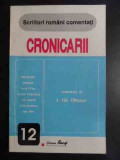 Cronicarii - Comentati De A.gh. Olteanu ,543349