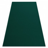 Covor anti-alunecare RUMBA 1970 o singură culoare sticla verde, 80x200 cm