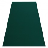 Covor anti-alunecare RUMBA 1970 o singură culoare sticla verde, 80x200 cm