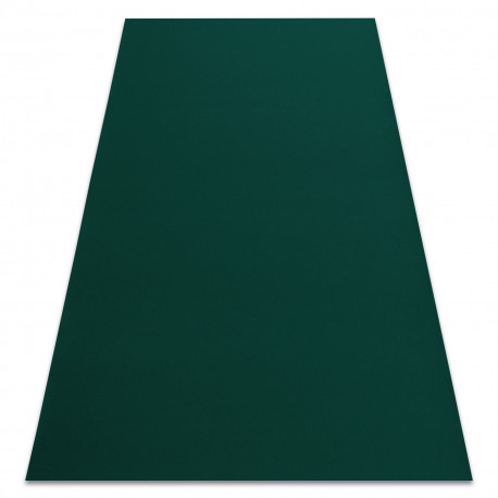 Covor anti-alunecare RUMBA 1970 o singură culoare sticla verde, 70x200 cm