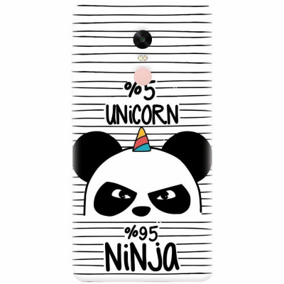 Husa silicon pentru Xiaomi Redmi Note 4, Unicorn Ninja foto